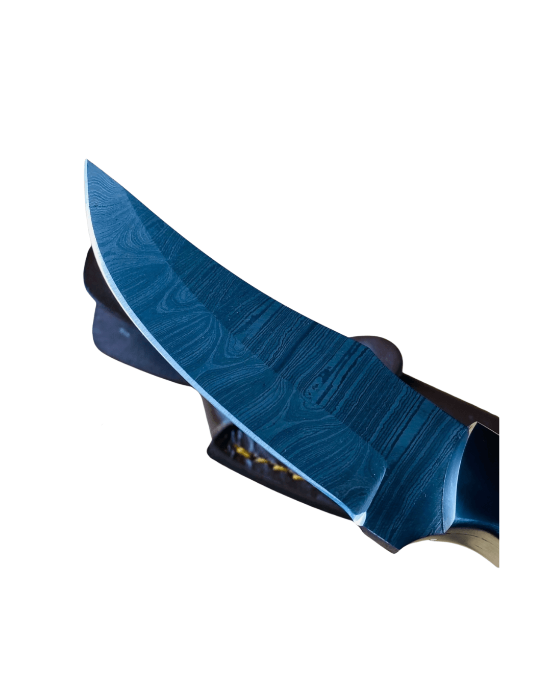 Ghost Ash Damascus Skinner